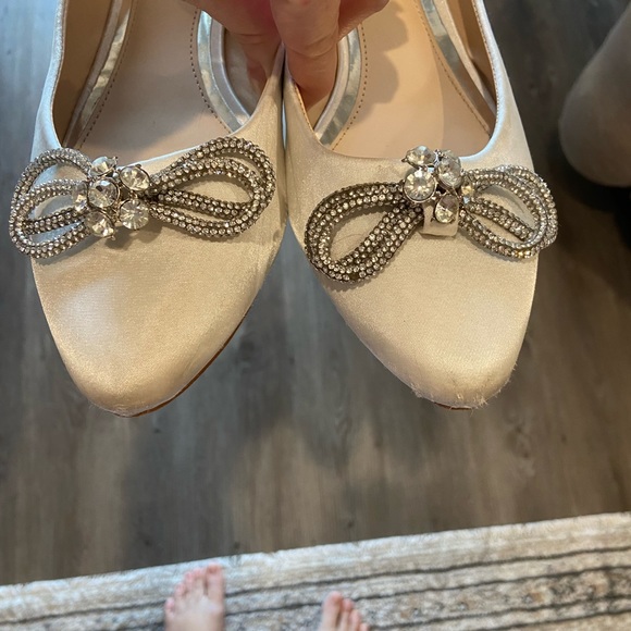 Asos Satin Bridal Shoe size 10 - Picture 3 of 6